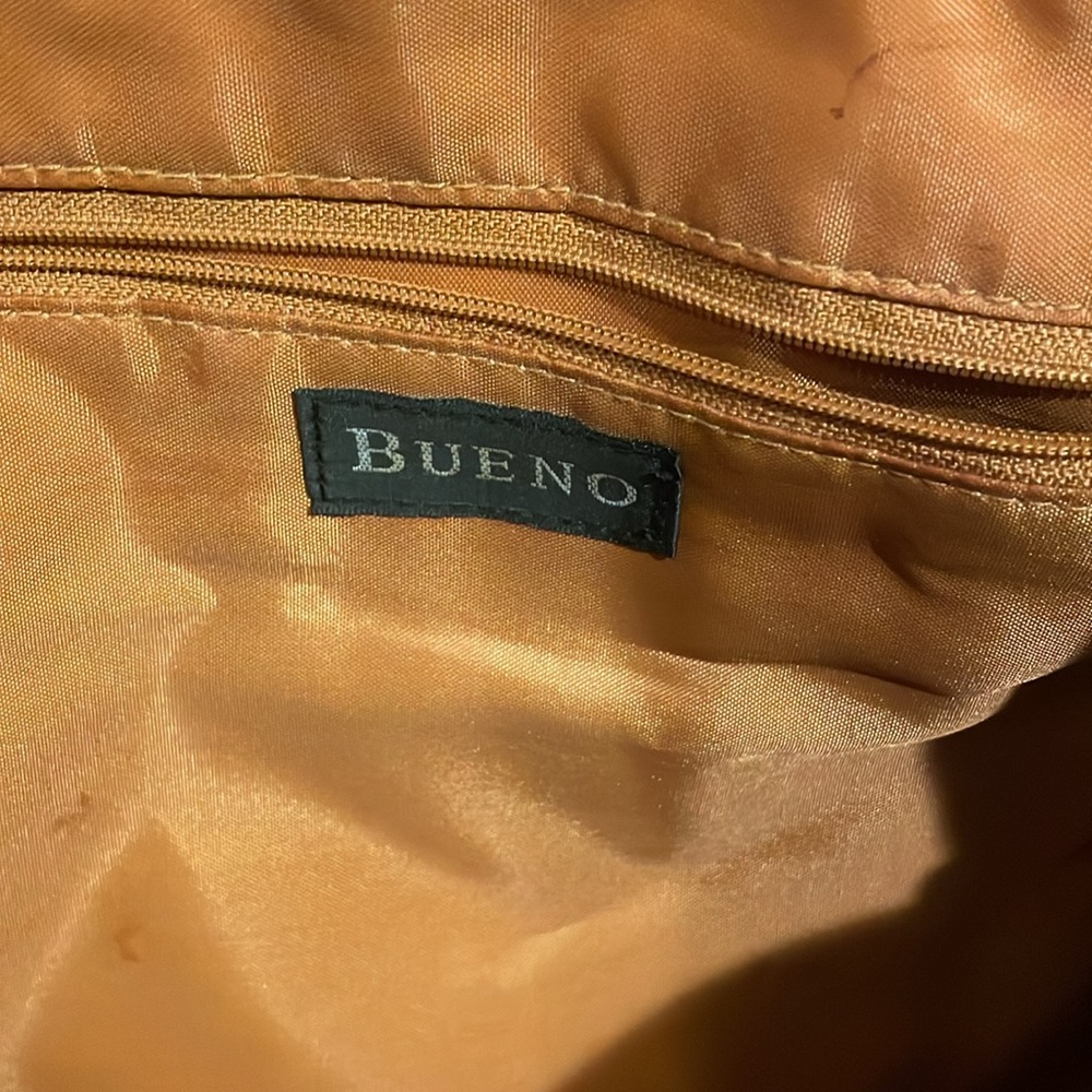 Bueno Large Camel Colored Computer Case W/Double … - image 5